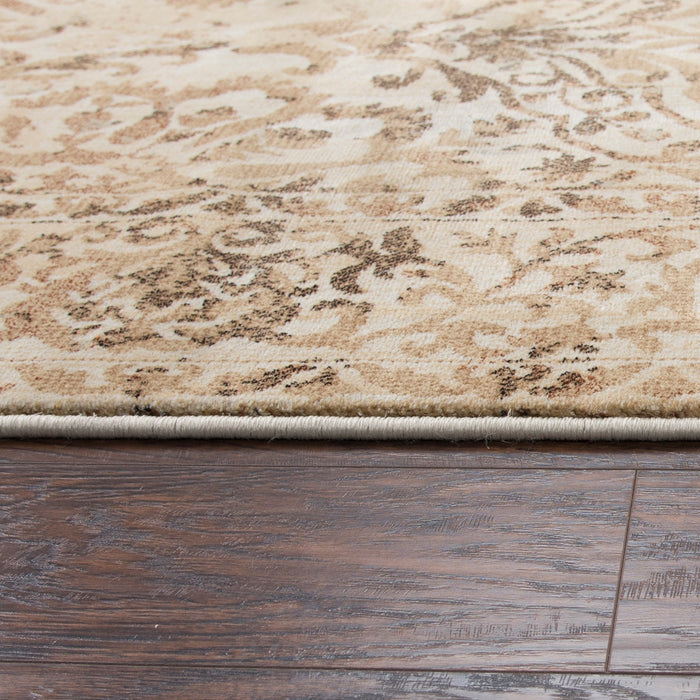 Rizzy Home Bennington BI4656 Tan/Brown Border Area Rug