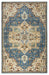 Rizzy Home Bennington BI4994 Blue Border Area Rug
