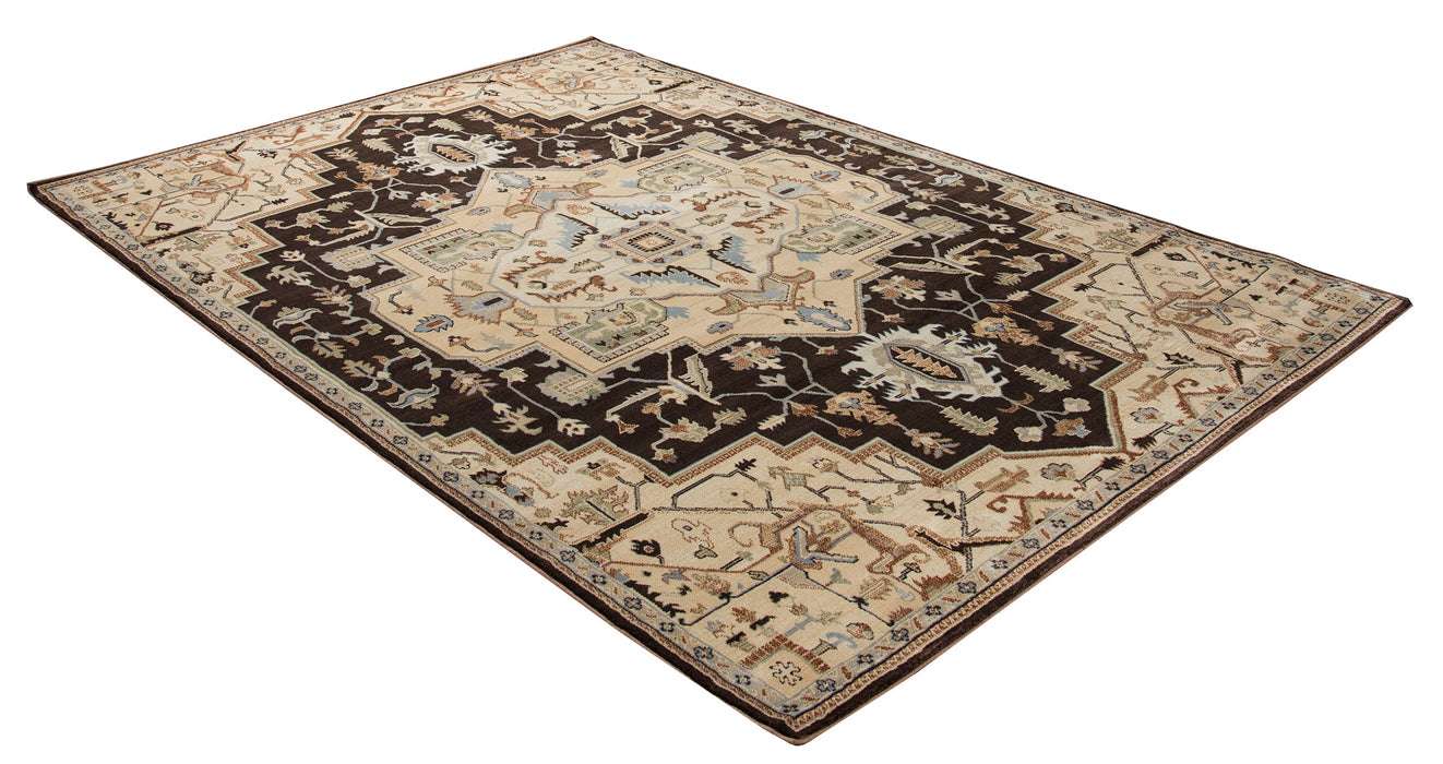 Rizzy Home Bennington BI4995 Black Border Area Rug