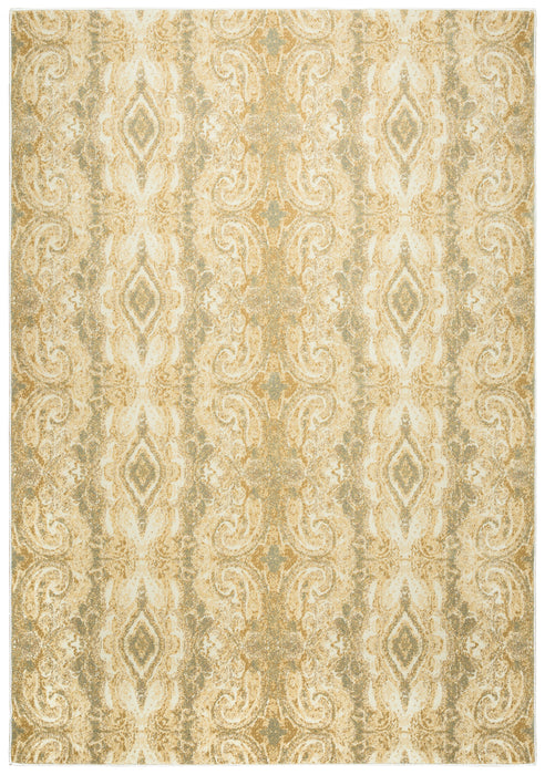 Rizzy Home Bennington BI5568 Beige Ikiat Area Rug
