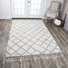 Rizzy Home Berkley BK988A Natural Dimonds/Lines Area Rug