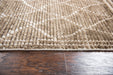Rizzy Home Berkley BK991A Brown Dimonds/Lines Area Rug