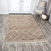 Rizzy Home Berkley BK991A Brown Dimonds/Lines Area Rug
