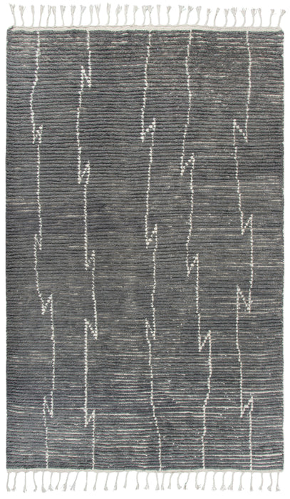 Rizzy Home Berkley BK992A Gray Lines Area Rug