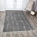 Rizzy Home Berkley BK992A Gray Lines Area Rug