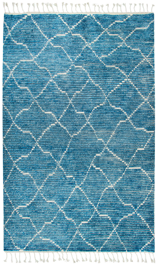 Rizzy Home Berkley BK993A Blue Dimonds/Lines Area Rug