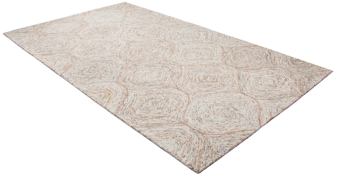 Rizzy Home Brindleton BR361A Brown Trellis Area Rug