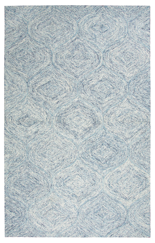 Rizzy Home Brindleton BR362A Blue Trellis Area Rug