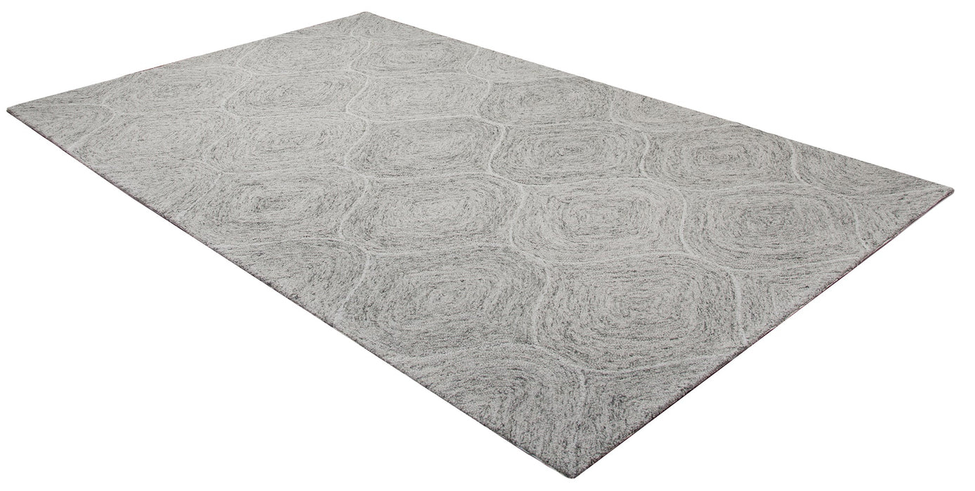Rizzy Home Brindleton BR363A Gray Trellis Area Rug
