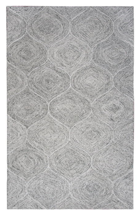Rizzy Home Brindleton BR363A Gray Trellis Area Rug