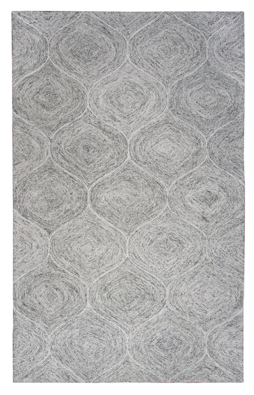 Rizzy Home Brindleton BR363A Gray Trellis Area Rug