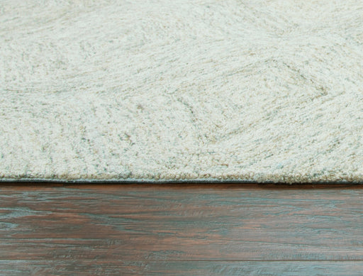 Rizzy Home Brindleton BR364A Green Trellis Area Rug