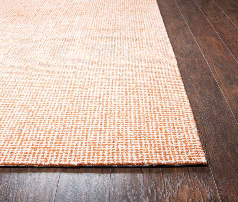 Rizzy Home Brindleton BR652A Orange Solid Area Rug