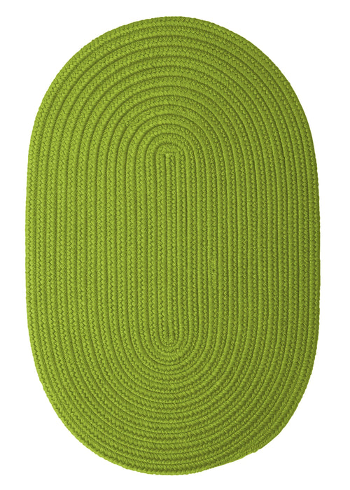 Colonial Mills Boca Raton BR65 Bright Green Indoor/Outdoor Area Rug