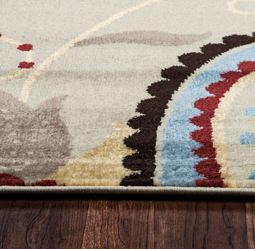 Rizzy Home Bay Side BS3570 Multi-Colored Paisley Area Rug