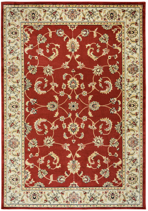 Rizzy Home Bay Side BS3579 Burgundy Border Area Rug