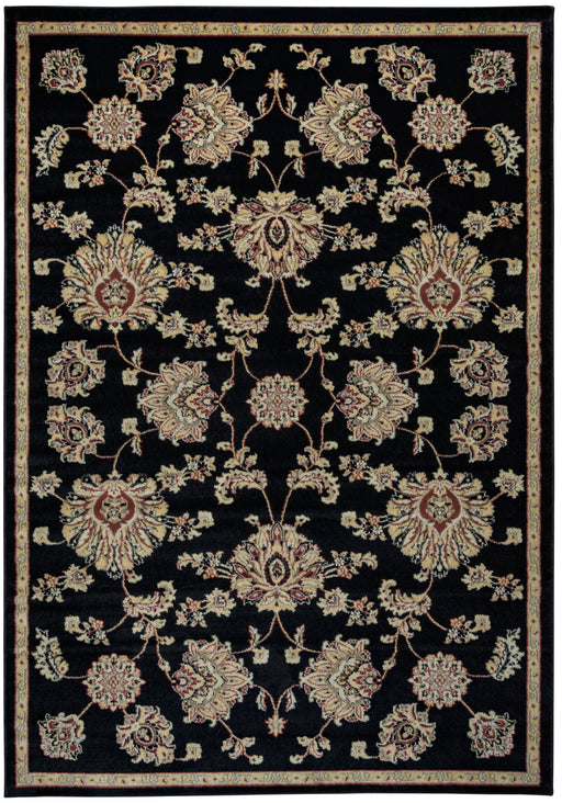 Rizzy Home Bay Side BS3581 Black Ornamental Area Rug