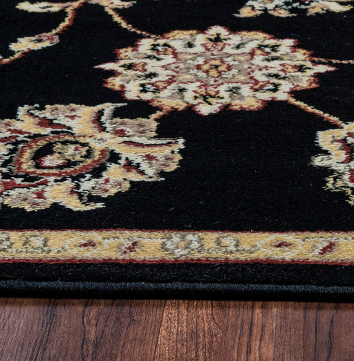 Rizzy Home Bay Side BS3581 Black Ornamental Area Rug