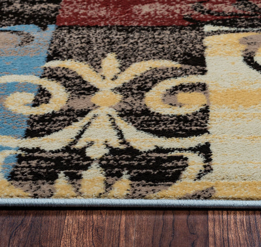 Rizzy Home Bay Side BS3591 Multi-Colored Patchwork Area Rug