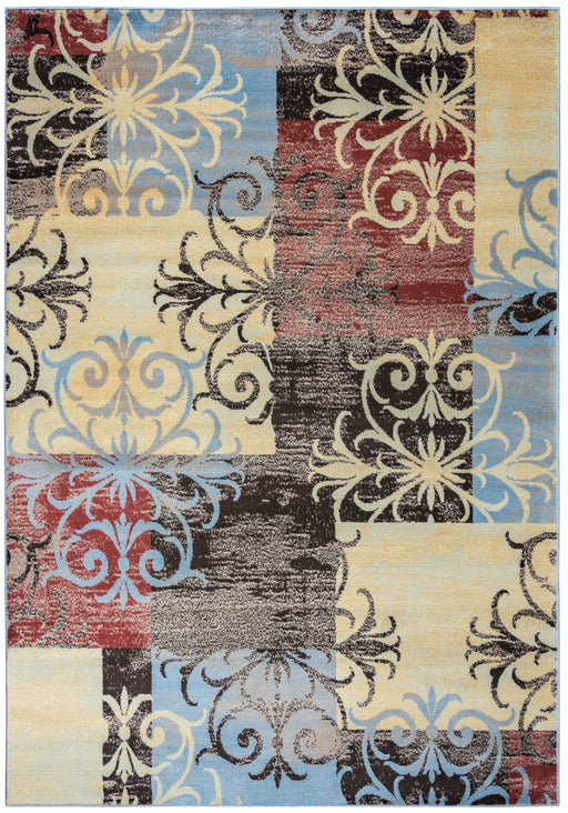 Rizzy Home Bay Side BS3591 Multi-Colored Patchwork Area Rug