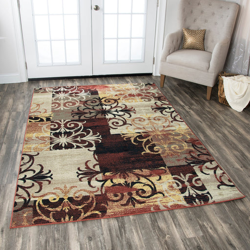 Rizzy Home Bay Side BS3592 Multi-Colored Patchwork Area Rug