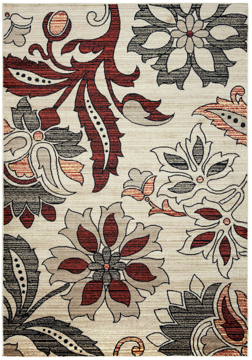 Rizzy Home Bay Side BS3652 Khaki Floral Area Rug