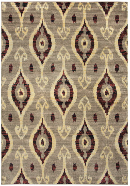Rizzy Home Bay Side BS3686 Beige Ikat Area Rug