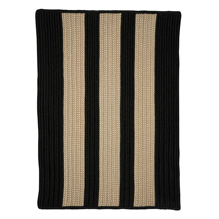 Colonial Mills Boat House BT19 Black Indoor/Outdoor Area Rug