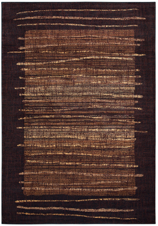 Rizzy Home Bellevue BV3194 Black Abstract Area Rug