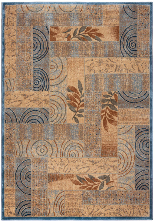 Rizzy Home Bellevue BV3203 Blue Abstract Area Rug