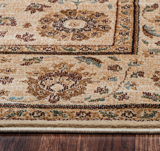 Rizzy Home Bellevue BV3412 Tan/Khaki Border Area Rug