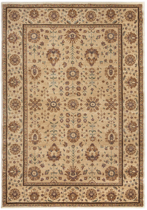 Rizzy Home Bellevue BV3412 Tan/Khaki Border Area Rug