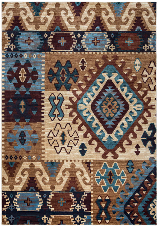 Rizzy Home Bellevue BV3703 Multi-Colored Patchwork Area Rug