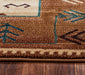 Rizzy Home Bellevue BV3705 Tan/Ivory/Brown Southwest/Tribal Area Rug