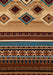 Rizzy Home Bellevue BV3712 Tan/ Ivory/Brown Southwest/ Tribal Area Rug