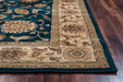 Rizzy Home Bellevue BV3714 Blue Border Area Rug