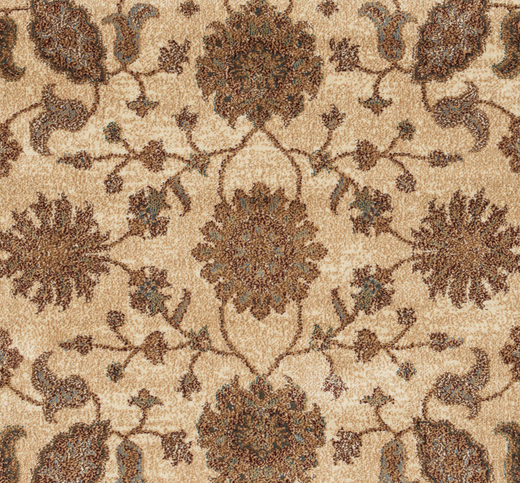 Rizzy Home Bellevue BV3715 Ivory Border Area Rug
