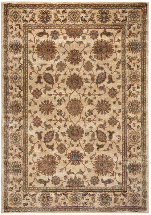 Rizzy Home Bellevue BV3715 Ivory Border Area Rug
