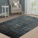 Rizzy Home Bellevue BV3954 Blue Border Area Rug