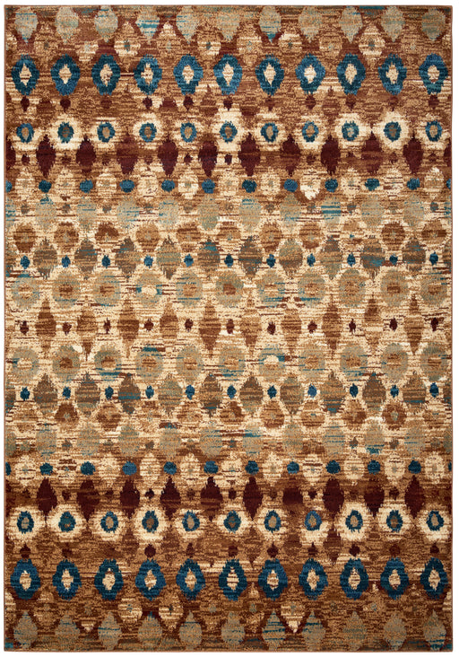 Rizzy Home Bellevue BV3966 Tan/Camel/Brown Ikat Area Rug