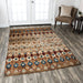 Rizzy Home Bellevue BV3966 Tan/Camel/Brown Ikat Area Rug