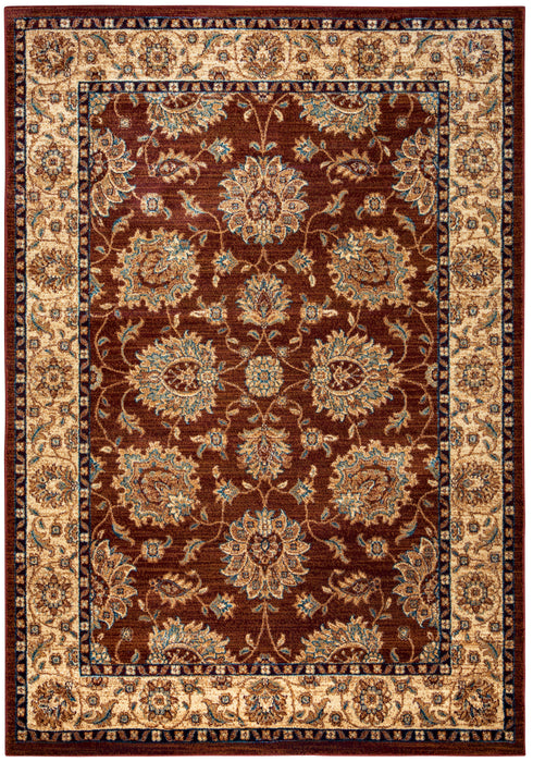 Rizzy Home Bellevue BV3978 Khaki Border Area Rug