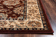 Rizzy Home Bellevue BV3978 Khaki Border Area Rug