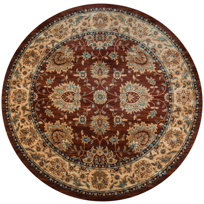 Rizzy Home Bellevue BV3978 Khaki Border Area Rug