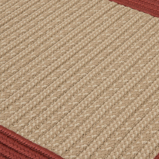 Colonial Mills Bayswater BY73 Brick Bordered Area Rug