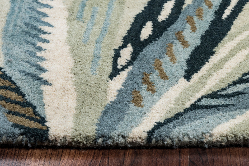 Rizzy Home Cabot Bay CA9470 Khaki Coastal Area Rug