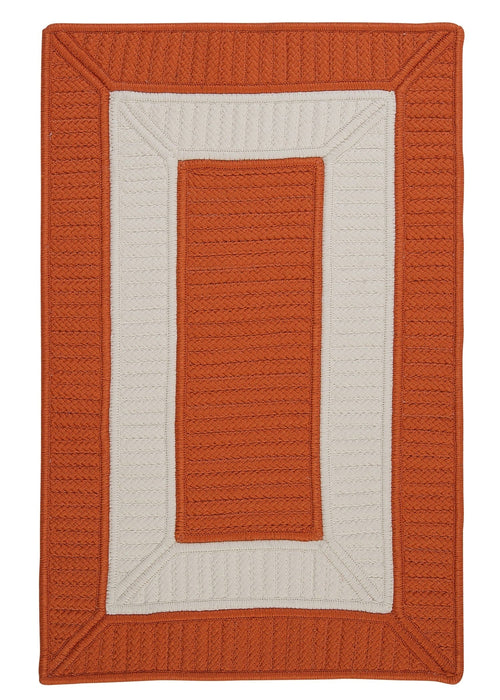 Colonial Mills Rope Walk CB93 Rust Indoor/Outdoor Area Rug