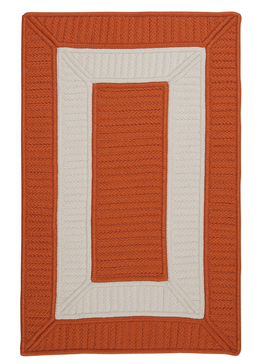 Colonial Mills Rope Walk CB93 Rust Indoor/Outdoor Area Rug