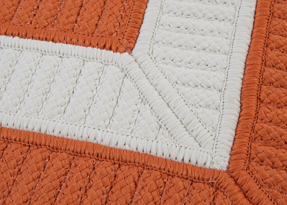 Colonial Mills Rope Walk CB93 Rust Indoor/Outdoor Area Rug