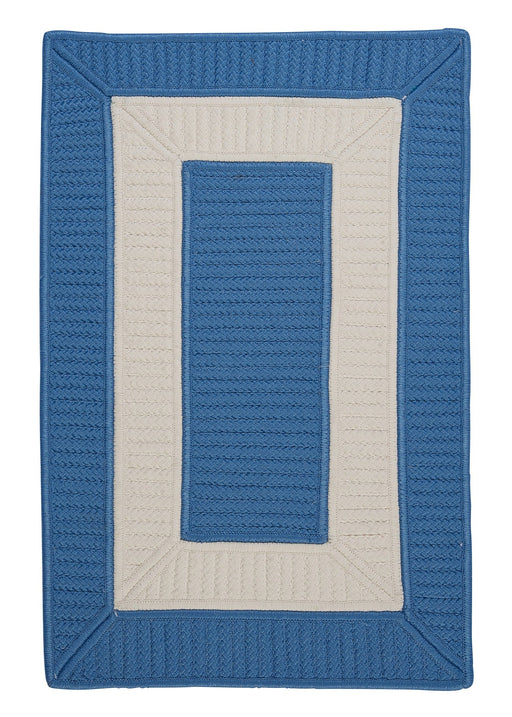 Colonial Mills Rope Walk CB95 Blue Ice Indoor/Outdoor Area Rug